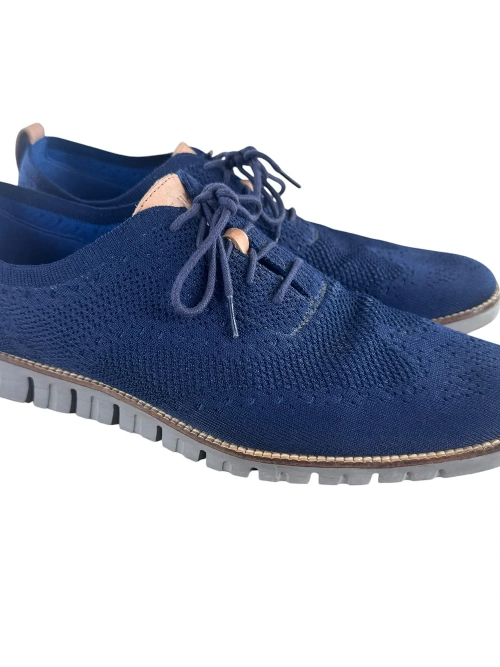 Cole Haan OriginalGrand Blue Stitchlite Wingtip Oxford Shoes Men’s 13 C27844